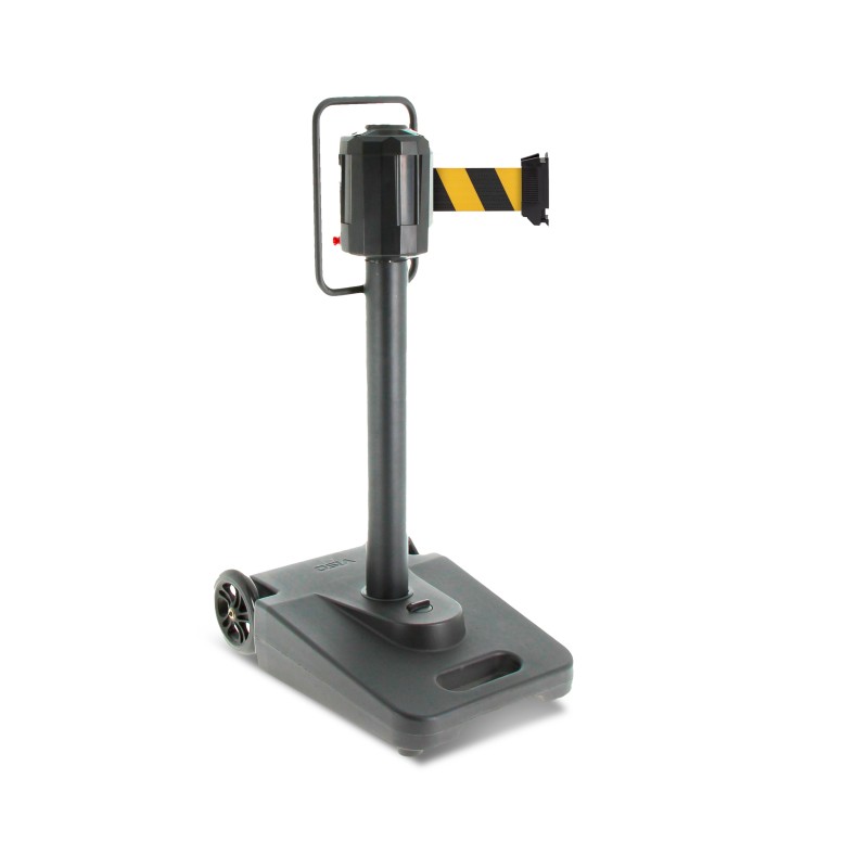 Portable Retractable Belt Barrier 2 BELTS