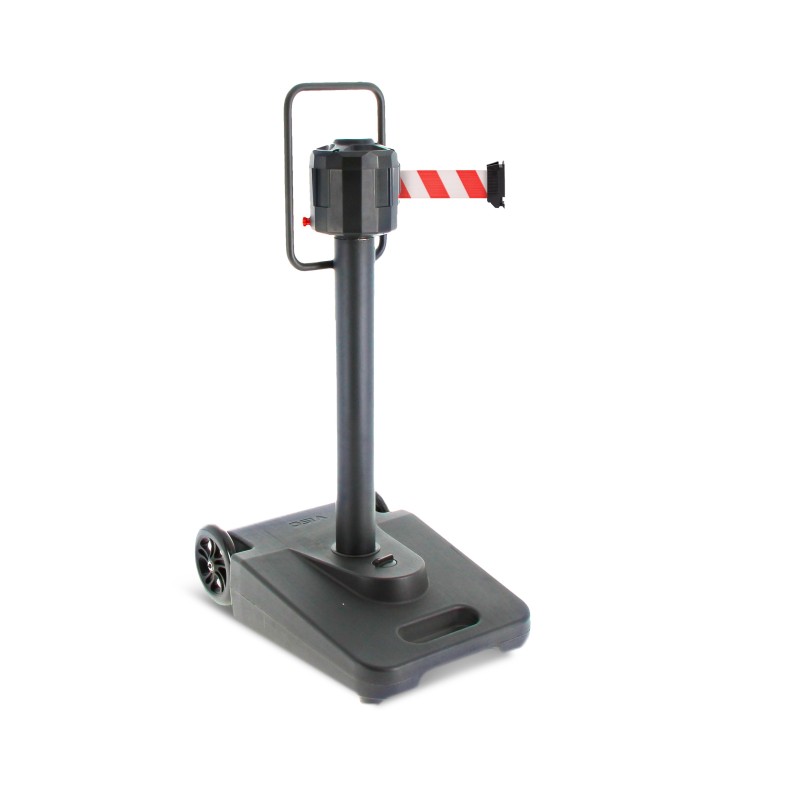 Portable Retractable Belt Barrier 2 BELTS