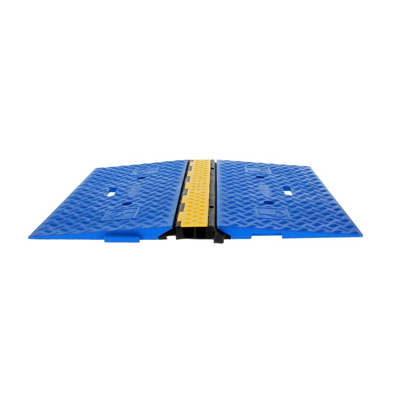 PASSE-CÂBLES 2 CANAUX (35X38 mm) AVEC RAMPE PMR