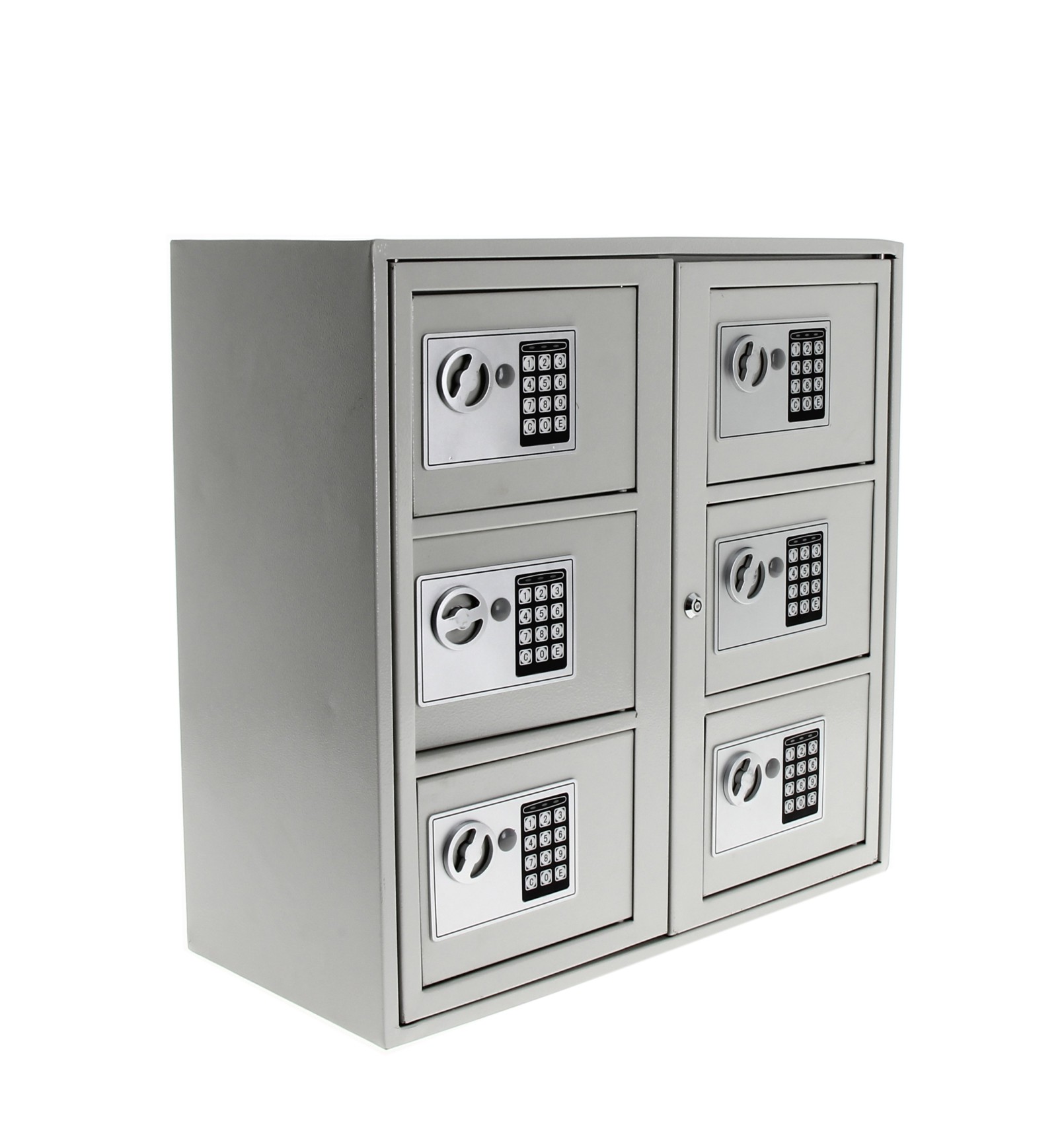 Locker for phones and personal belongings - 6 compartments