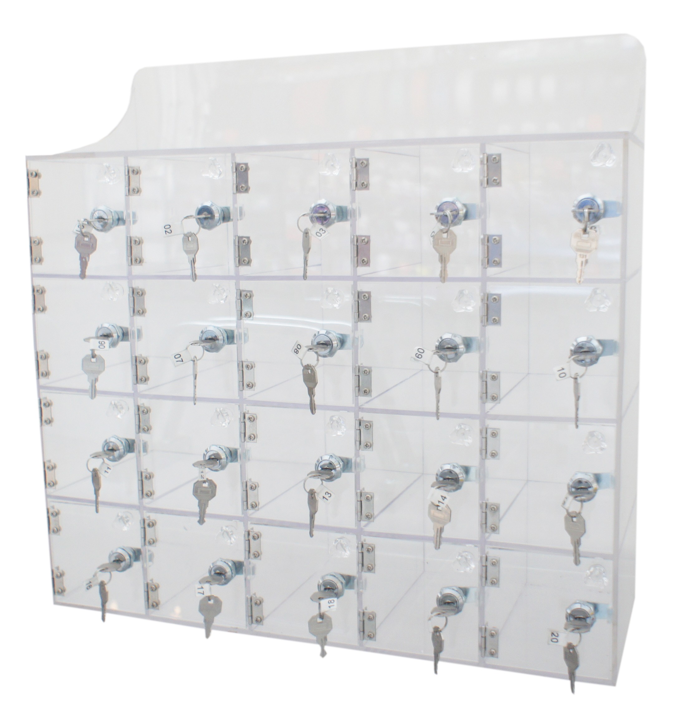 Locker for phones and personal belongings - 20 compartments