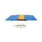 5-CHANNEL CABLE PROTECTOR (34x34 mm) WITH PRM RAMP
