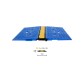2-CHANNEL CABLE PROTECTOR (35x38 mm) WITH PRM RAMP