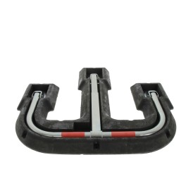 Parking bollard Ø50 mm with mounting structure