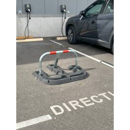 Parking bollard Ø50 mm with mounting structure