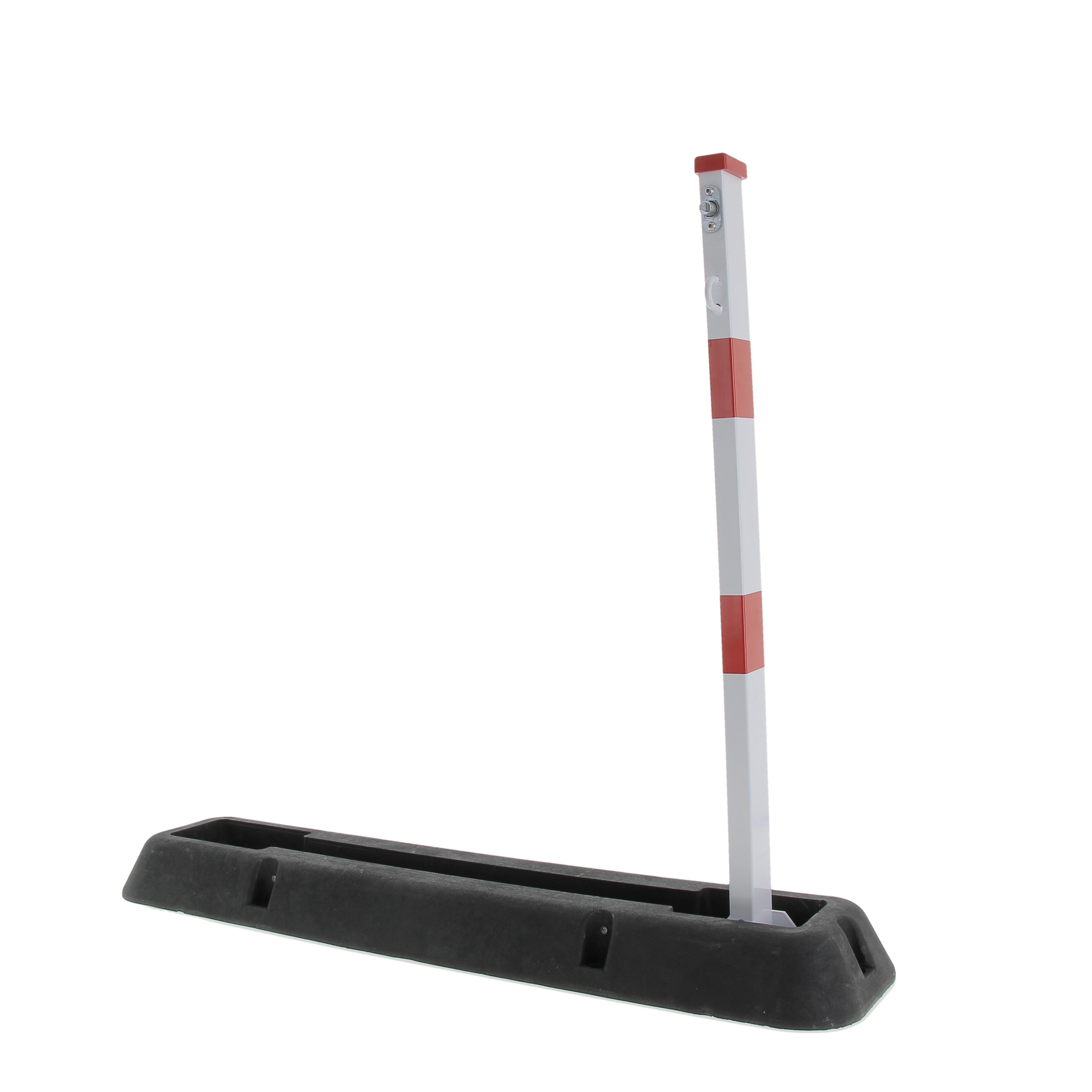 Foldable parking bollard with structure