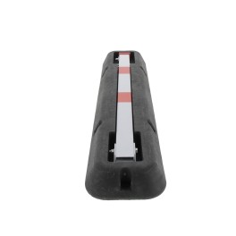 Retractable parking post with protective structure