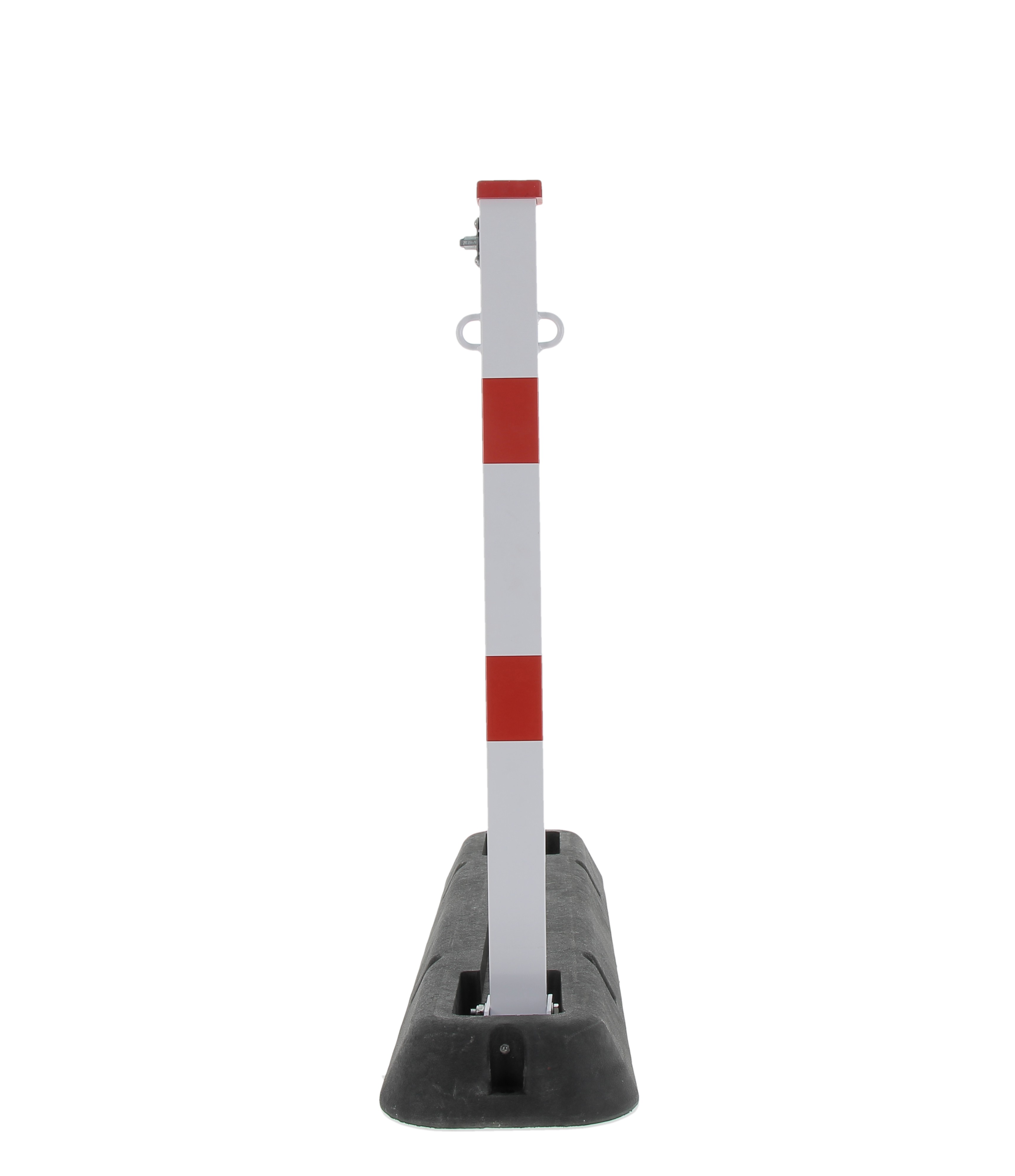 Foldable parking bollard with structure