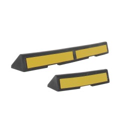 Wheel stop black/yellow