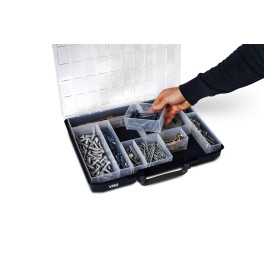 Mallette de rangement à godets amovibles