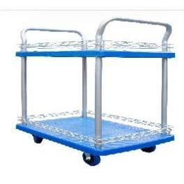 Double tray trolley