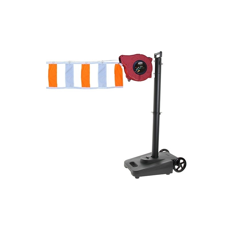 Delimitation trolley with Fabric Safety Banner