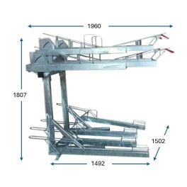 Range velo 2 étages