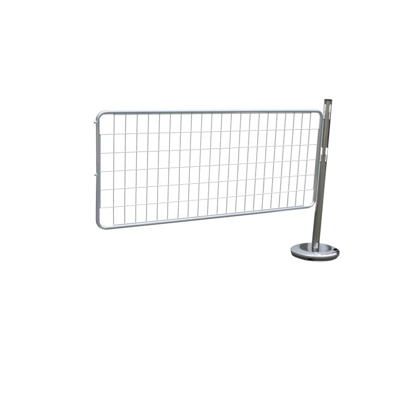 Extension kit: 1 bollard and 1 grate