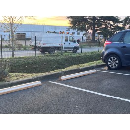 Butée de parking en bois