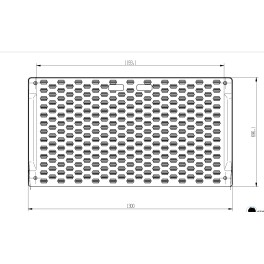 Portable PRM ramp in polyethylene – 500 kg