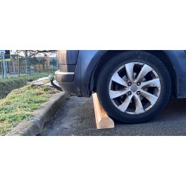 Butée de parking en bois