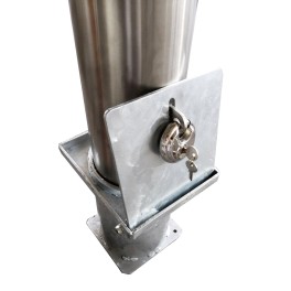 Poteau de protection inox à SCELLER