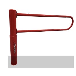 Barrière pivotante rouge