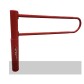 Barrière pivotante rouge