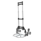 Foldable stair-climbing hand truck
