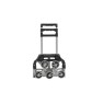 Foldable stair-climbing hand truck