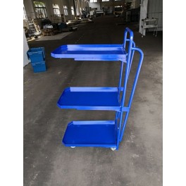 Trolley for shuttle bin