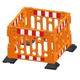 Polypropylene safety barrier