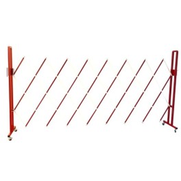 Barrière extensible en acier h 1,60 m x 3m