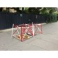Square extendable construction barrier