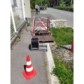 Square extendable construction barrier
