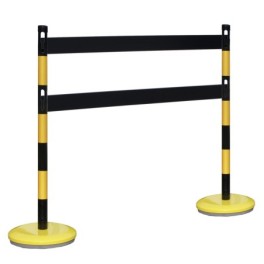 Steel marking post kit with barrier