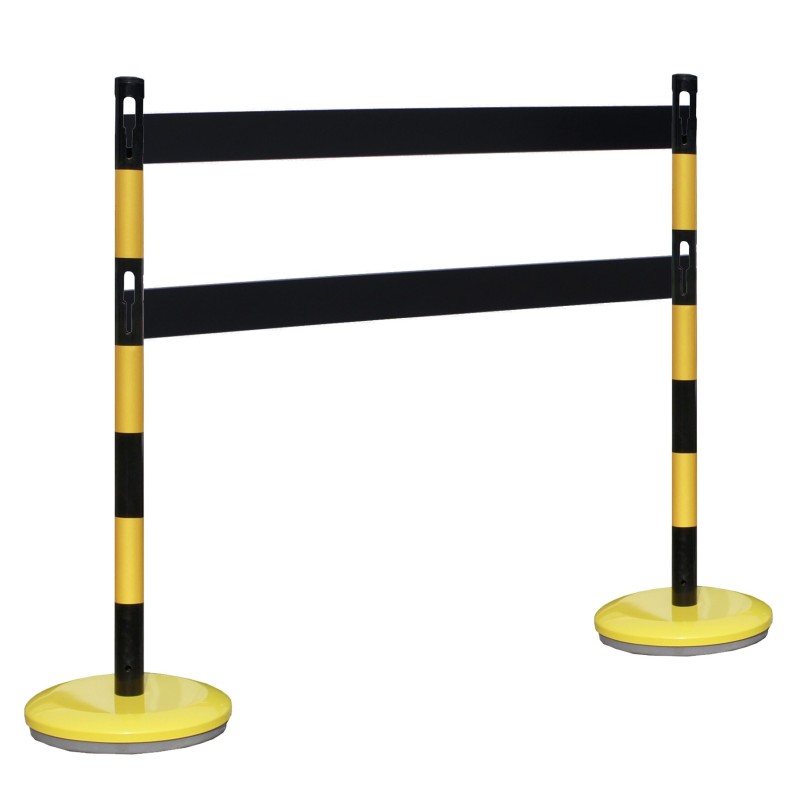 Steel marking post kit with barrier