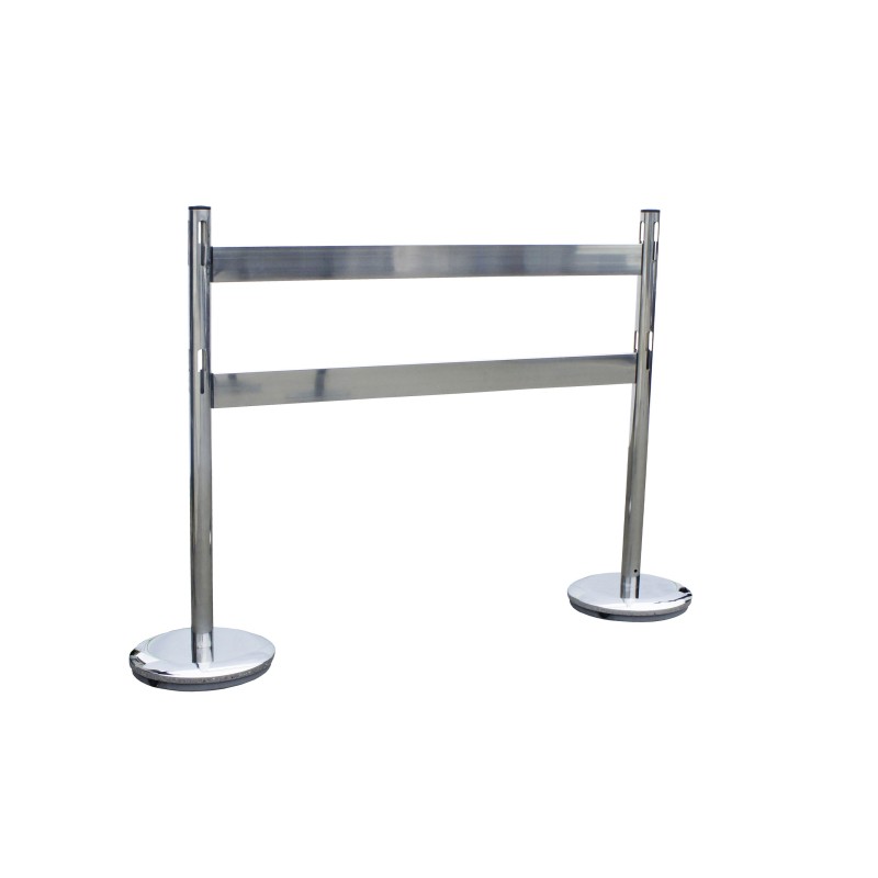 Steel marking post kit with barrier