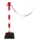 Kit 1 poteau abs monobloc avec chaine 2 m - base lestée