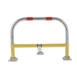 High-resistance spring-loaded parking bollard