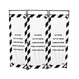 Intervention barrier - 3 panels