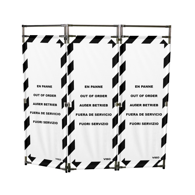 Intervention barrier - 3 panels
