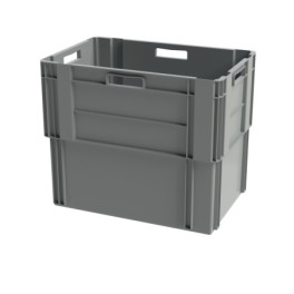 Stackable and nestable bin