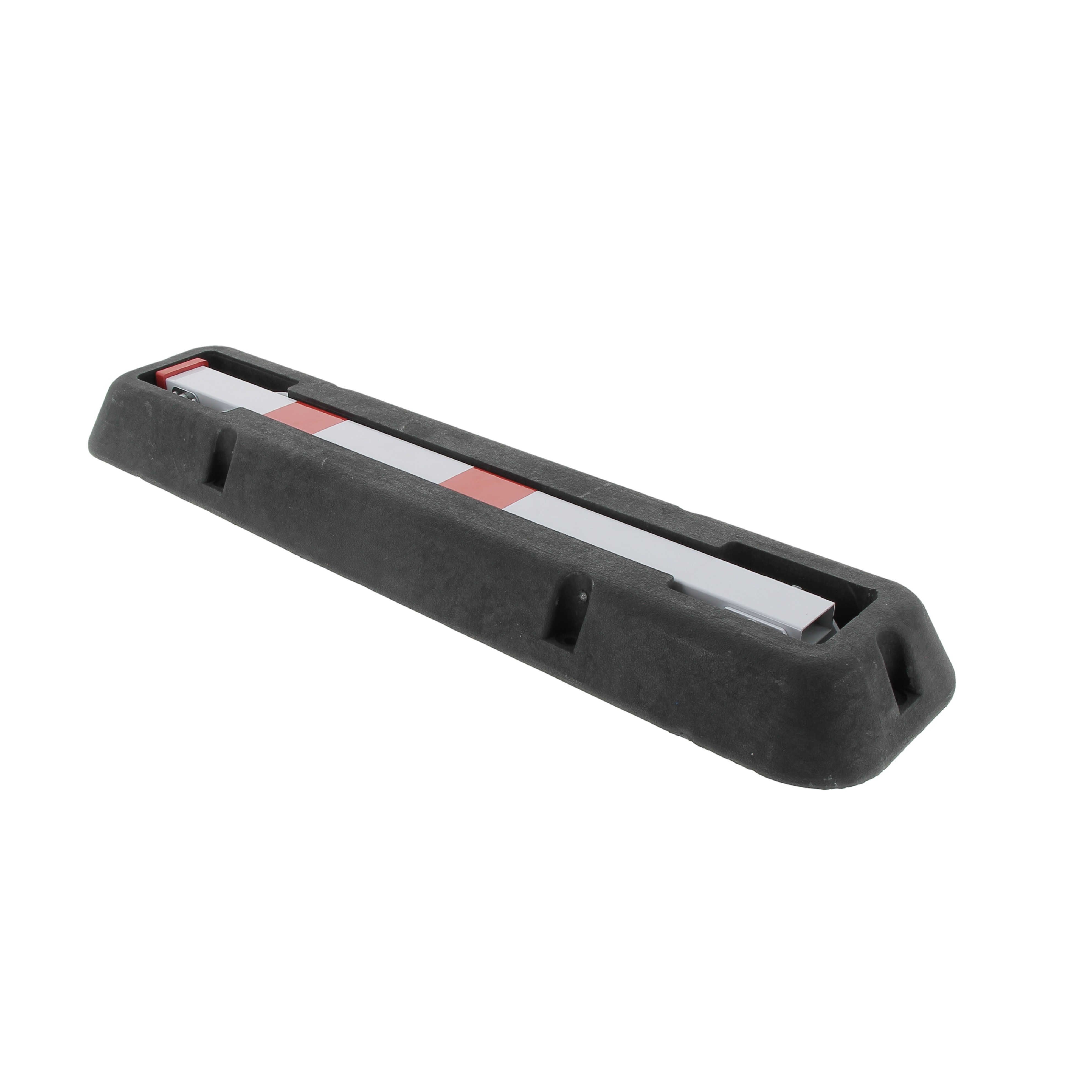 Foldable parking bollard with structure