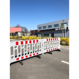Polypropylene safety barrier