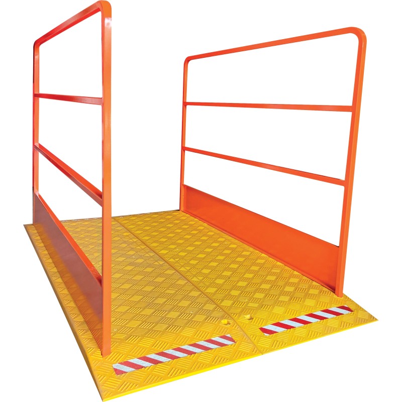 Construction site walkway