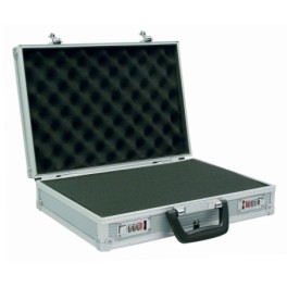 Aluminum protective case with telescopic handle