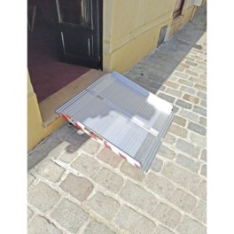 Rampe PMR pliante en aluminium 1.2 m - 300 kg