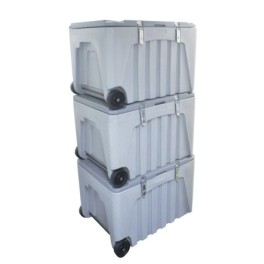 Industrial waterproof chest with wheels - 104 L to 167 L