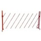 Extendable steel safety barrier
