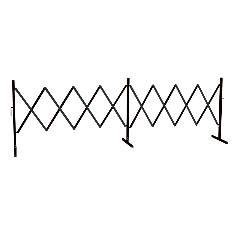 Barrière extensible en acier h 1 m x 4 m