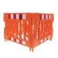 Polypropylene safety barrier