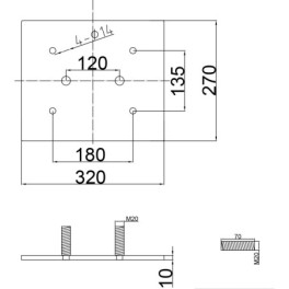Fixing plate dock bumper