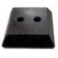 Base for polypropylene safety barrier